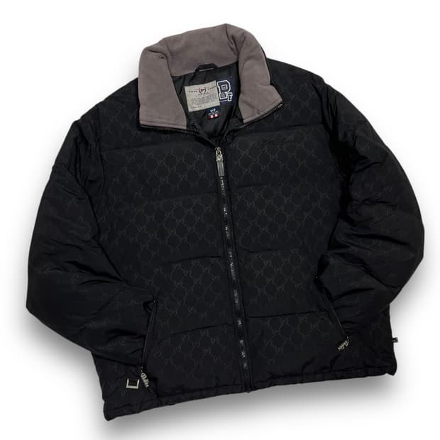 팻 팜 00s 모노그램 로고 패턴 올드스쿨 힙합 패딩 점퍼