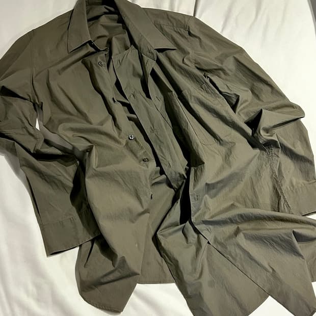 앤드뮐미스터 레이어드 비대칭 셔츠