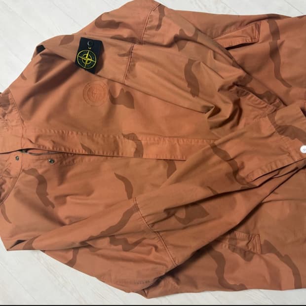 슈프림x스톤아일랜드 자켓 바지 세트 XL/32