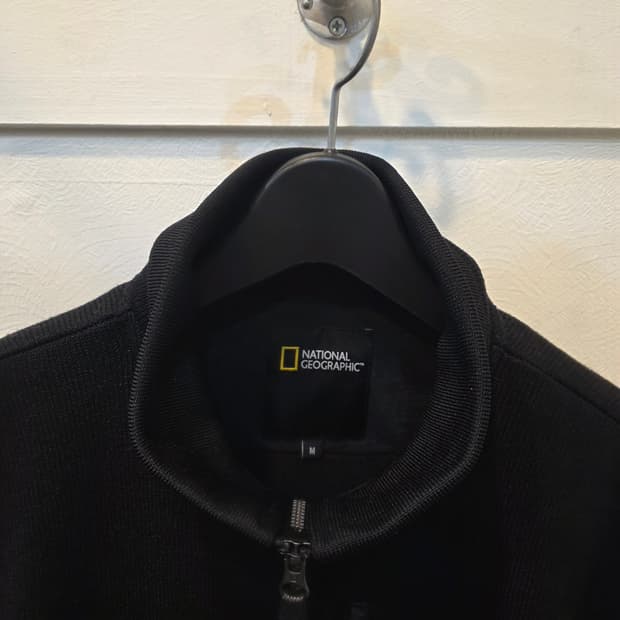 내셔널지오그래픽 몬타나 유니니트 집업 블랙  M 사이즈