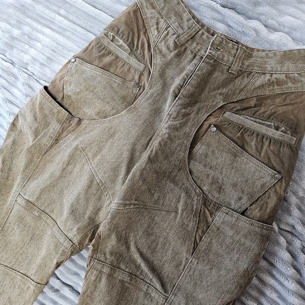 [0] IDWS 아이돈워너셀 Circle Flash Twill Pants