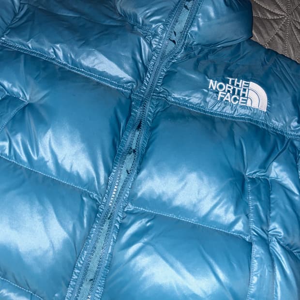 (W) 노스페이스 눕시 숏 자켓 스톰 블루