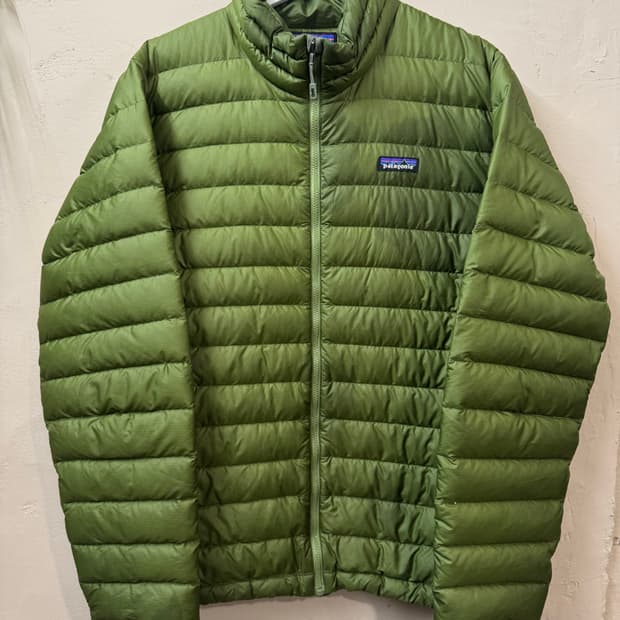 파타고니아 경량 패딩 다운 그린 L