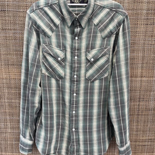 RRL 더블알엘 웨스턴 셔츠 M