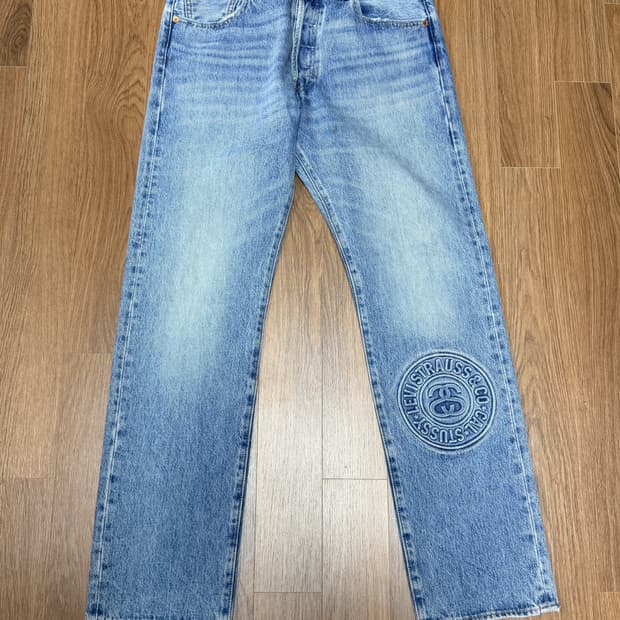 [34x32] 스투시x리바이스 501데님팬츠