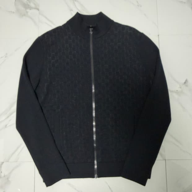 루이비통 다미에 LV 플록드 니트집업 자켓 2XL 백화점택