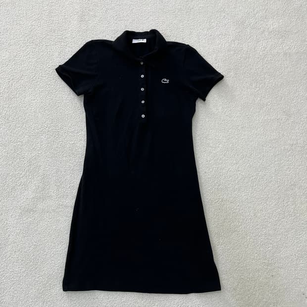 36 라코스테 피케 반팔 원피스 0316M