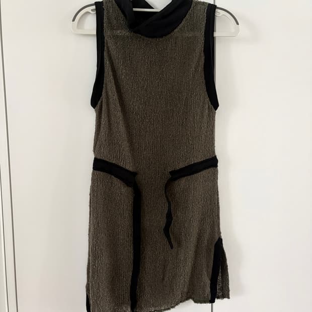 London brand_Sleeveless knit onepiece