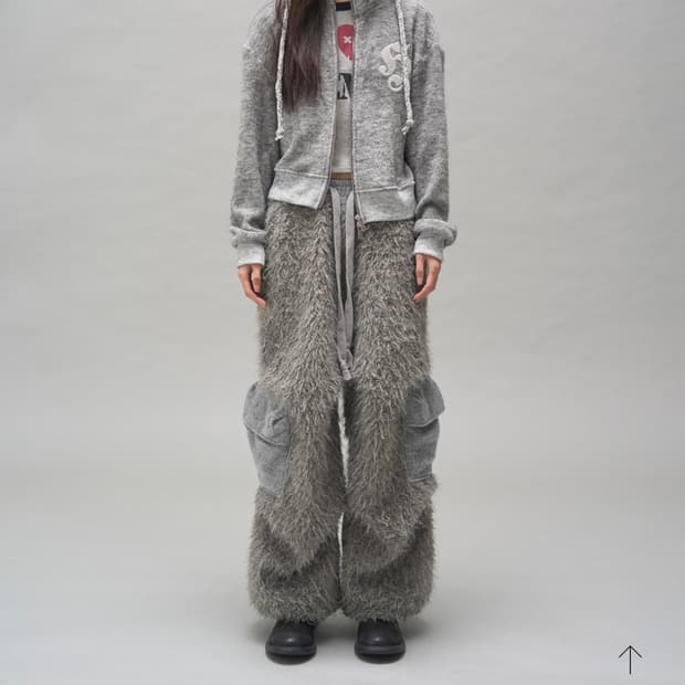 솜속 somsoc 퍼지 카고팬츠