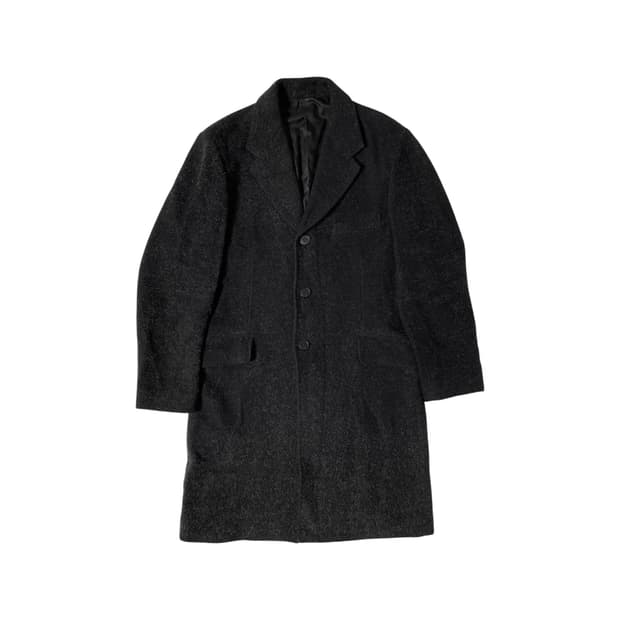 요지 야마모토 울 싱글 코트