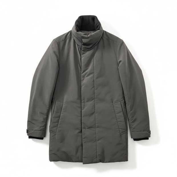 솔리드옴므 우영미 구스다운패딩 코트 100