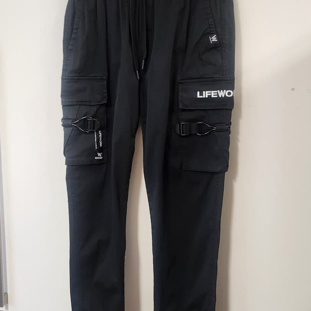 라이프워크 블랙 카고 조거팬츠 81
