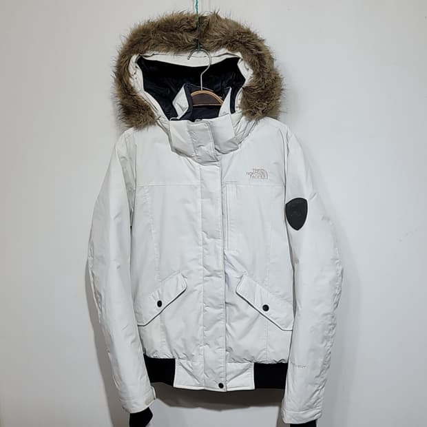 (L) 노스페이스 맥머도 패딩점퍼 화이트 거위털 구스다운 자켓 