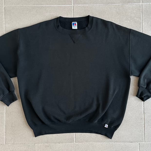 90s 빈티지 러셀 스웻셔츠 그린 XXL USA