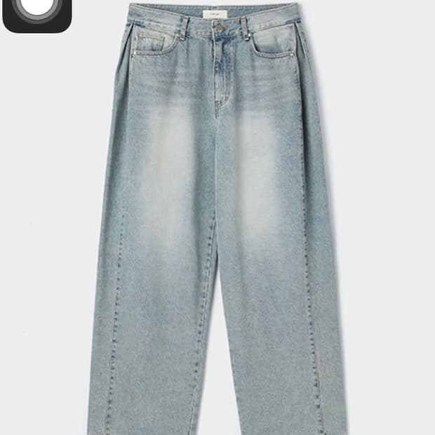 파브레가 사이드 패널 데님 블리치