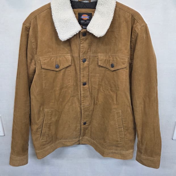 디키즈 빈티지 셰르파 누빔 코듀로이 트러커자켓 xl