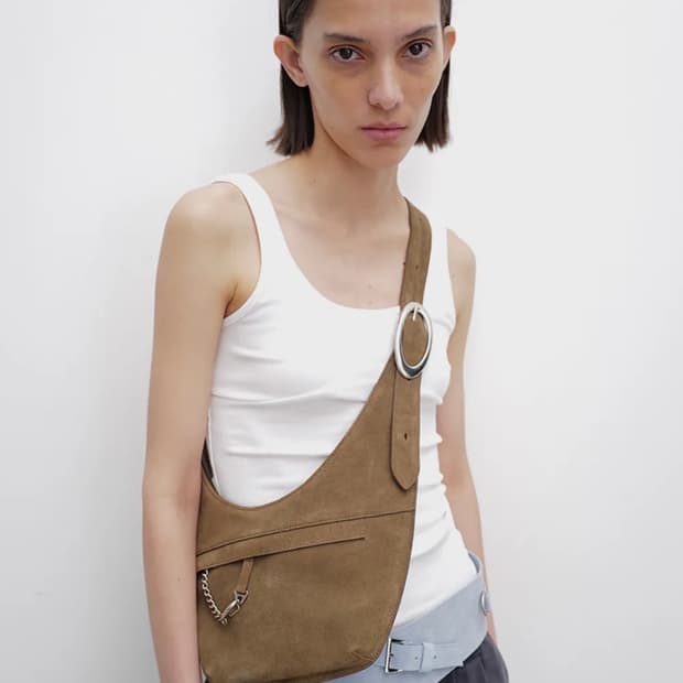 OPEN YY curve crossbody bag