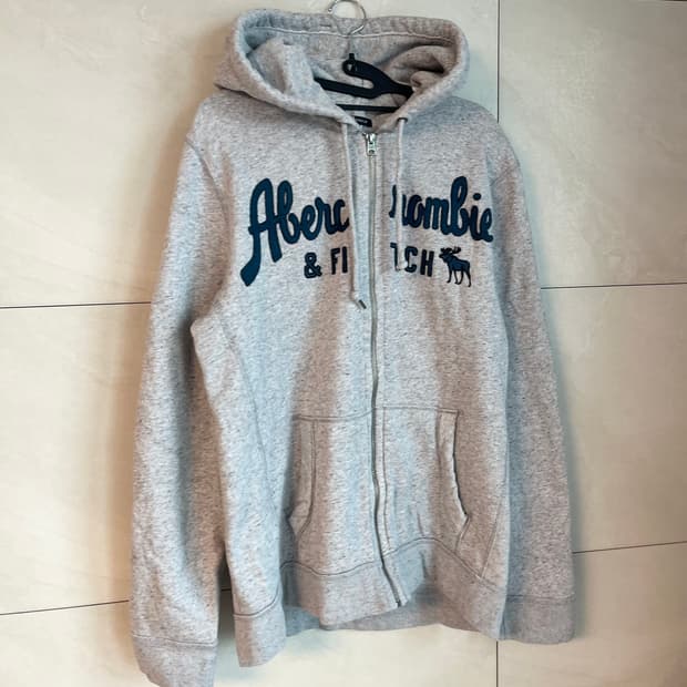 아베크롬비 순록 후드집업 그레이 (L size) 
