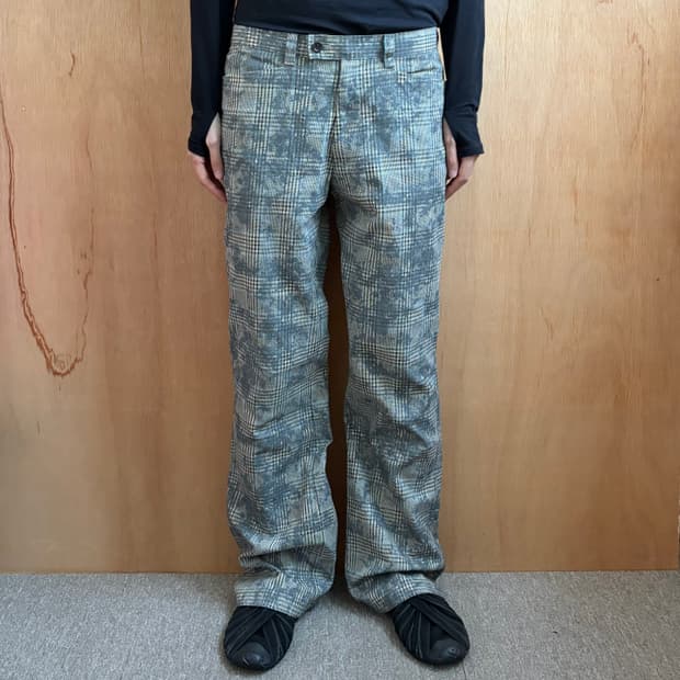 토네이도마트 패턴 플레어 팬츠