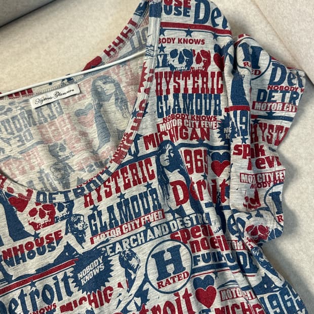 히스테릭 글래머 티셔츠