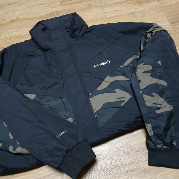 비에스래빗 Bsrabbit 카모 점퍼 보드 자켓 패딩 바람막이