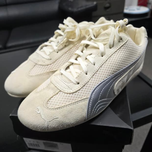 [265] 푸마 스피드캣 프리미엄 아이보리 매트 실버