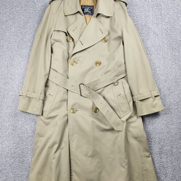 버버리 더블 브레스트 벨티드 트렌치 코트 ( 상세설명참조 )/ 10580