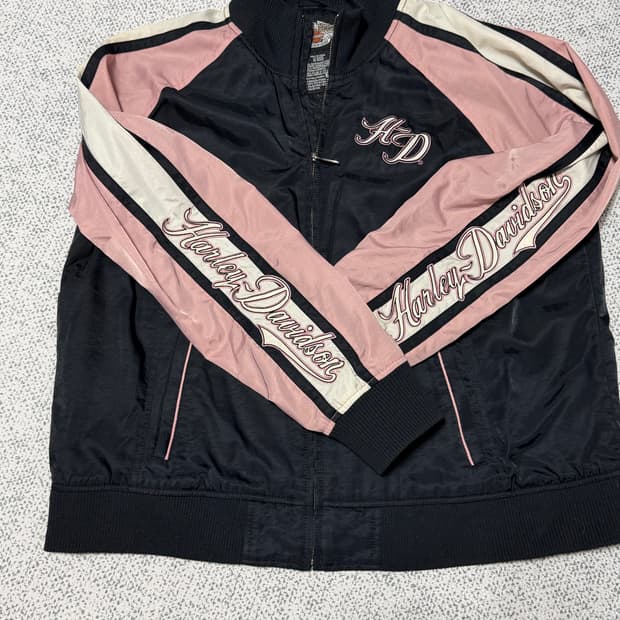 할리데이비슨 핑크 집업 희귀템 