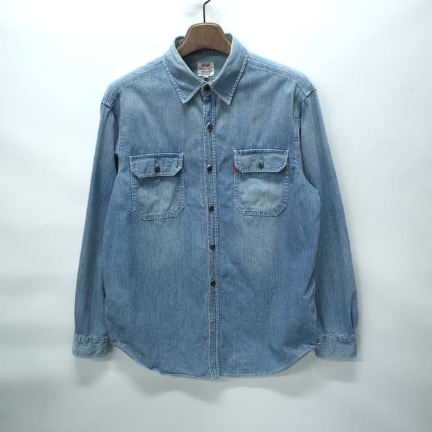 리바이스 데님 셔츠 재팬빈티지 스카이블루 100~105