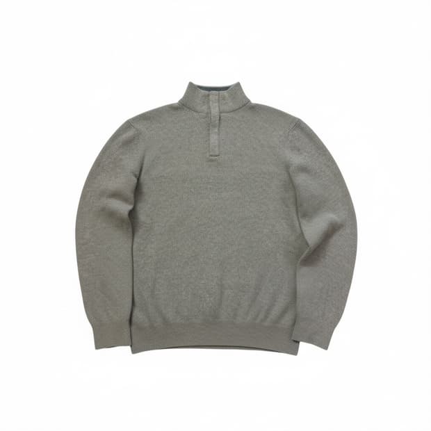 So wool 하프집업 니트