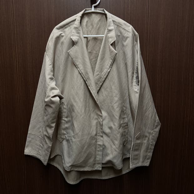 한섬 시스템 린넨 자켓 