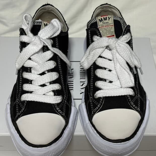 메종 미하라 야스히로 피터슨 OG 솔 캔버스 로우 44사이즈