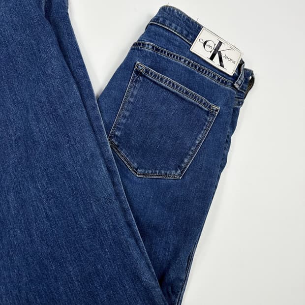 캘빈클라인 CK 로우라이즈 부츠컷 데님 팬츠 (27인치 여성추천)