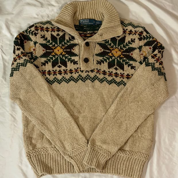 폴로 하프버튼 스웨터(s)