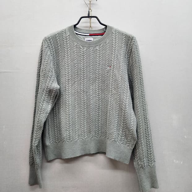 타미진스 케이블 민트색 니트 S(M)