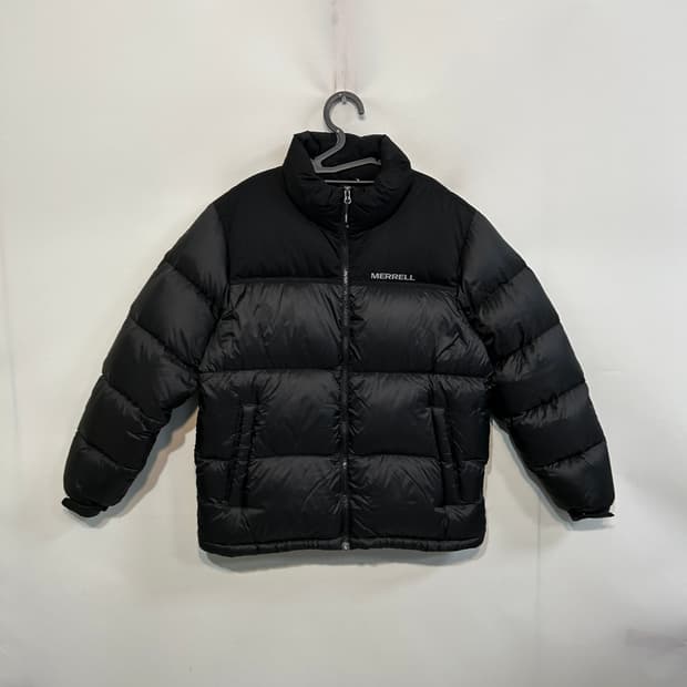 머렐 남성 구스다운 패딩 95 빵빵함 블랙 상태최상