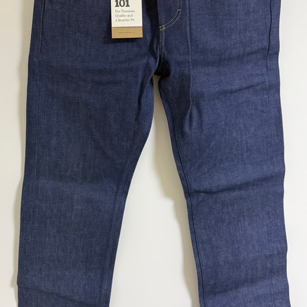 Lee 101S 골드 셀비지 데님 (W34 L32)