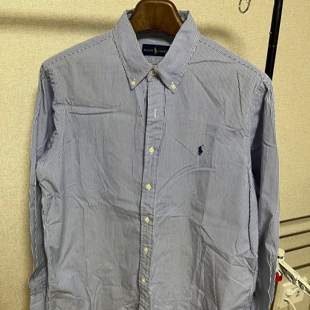 폴로 스트라이프 셔츠 L