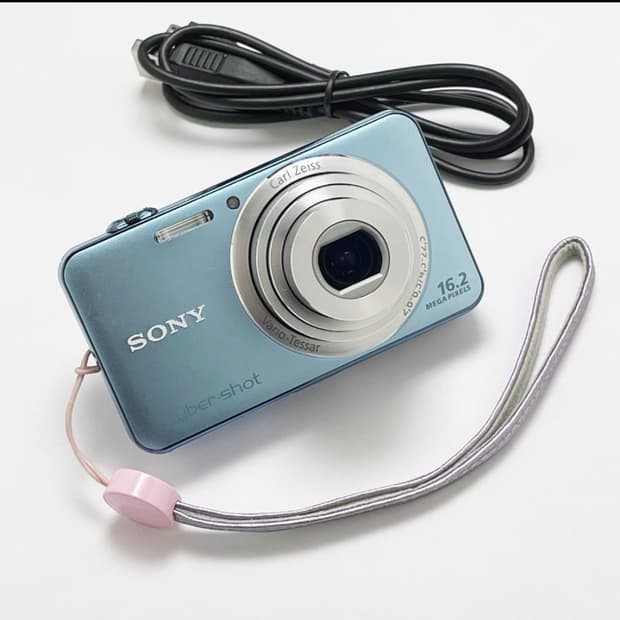 Sony Cyber-shot DSC-WX50 – 스카이블루 빈티지 디카