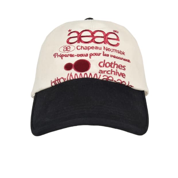 AEAE) Wed Logo 5 Pannel Ball Cap F