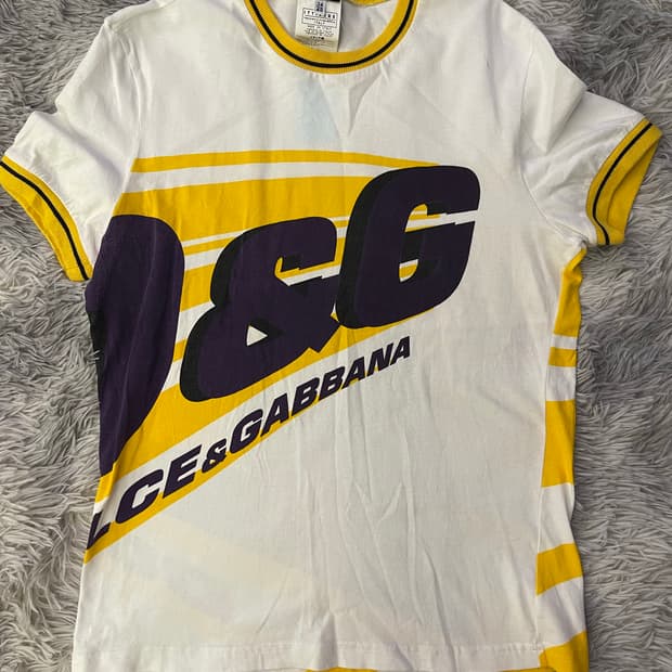 돌체앤가바나 D&G 빈티지 반팔 티셔츠 34사이즈 남녀공용
