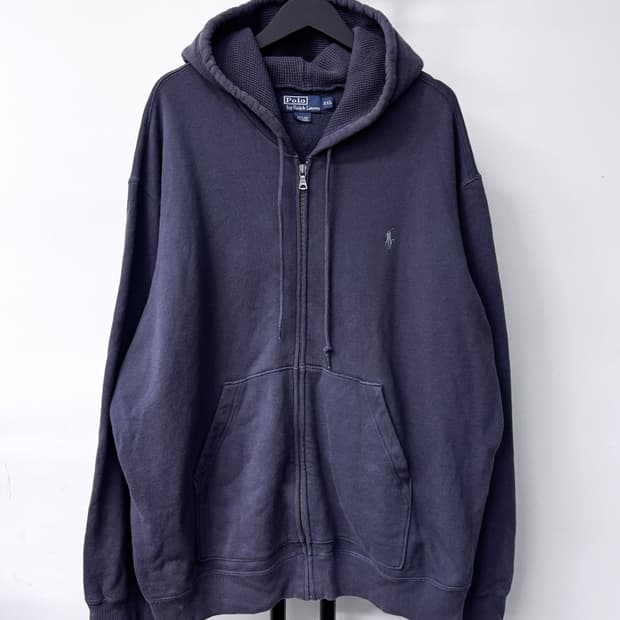 폴로랄프로렌 베이직 포니 선페이드 후드 집업