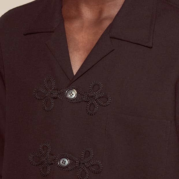 [L]보디 BODE Astor Trillium 셔츠/블랙