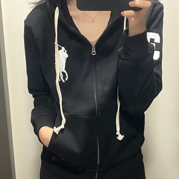 폴로 빅포니 후드집업