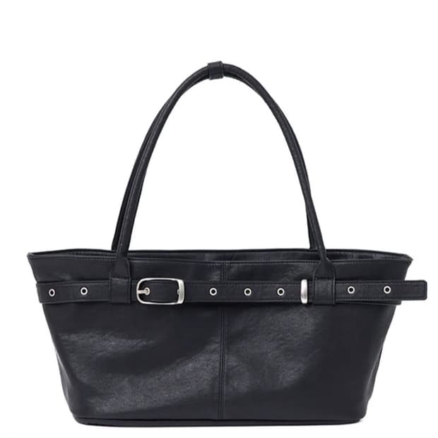 여밈 벨티드 보트백