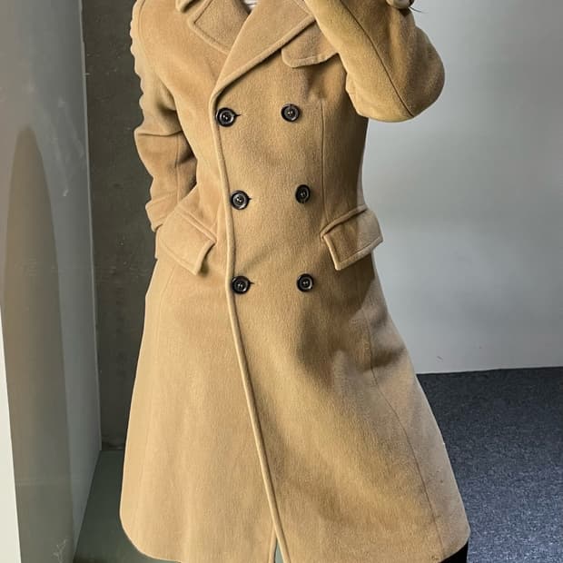 막스앤코 더블 브레스티드 울 코트