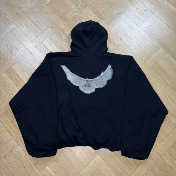 (L) 다크그레이 이지 갭 발렌시아가 후드