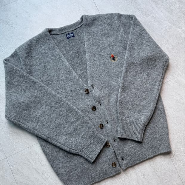 헤리티지플로스 쉐기독 가디건 그레이 S