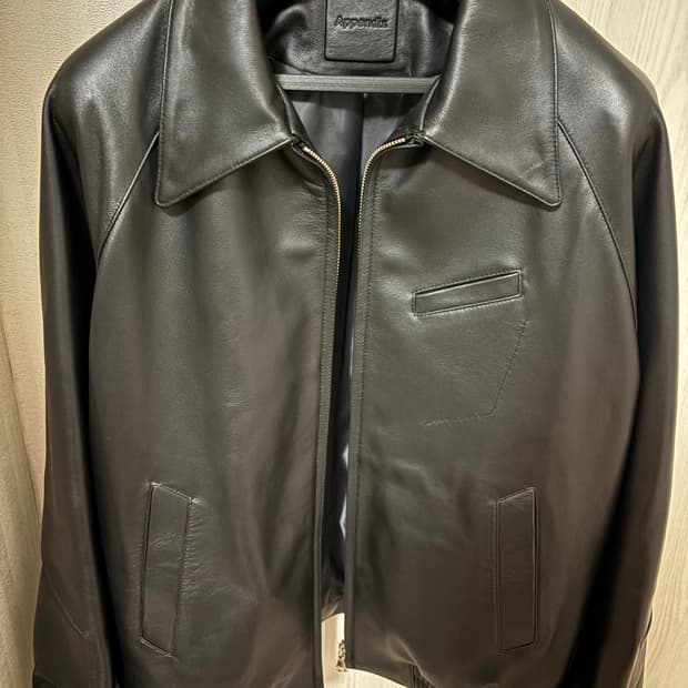 Appendix leather blouson /black
