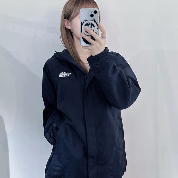 노스페이스 블랙 바람막이